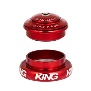 CHRIS KING Inset 7 ZS 44mm│EC 44mm OD 1-1/8"│1-1/2" Headset - Red